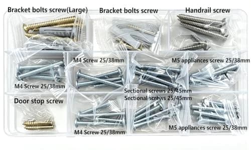LS-25-50 Matte Black Screws & Fasteners in Matte Black — KHTUMEWARE