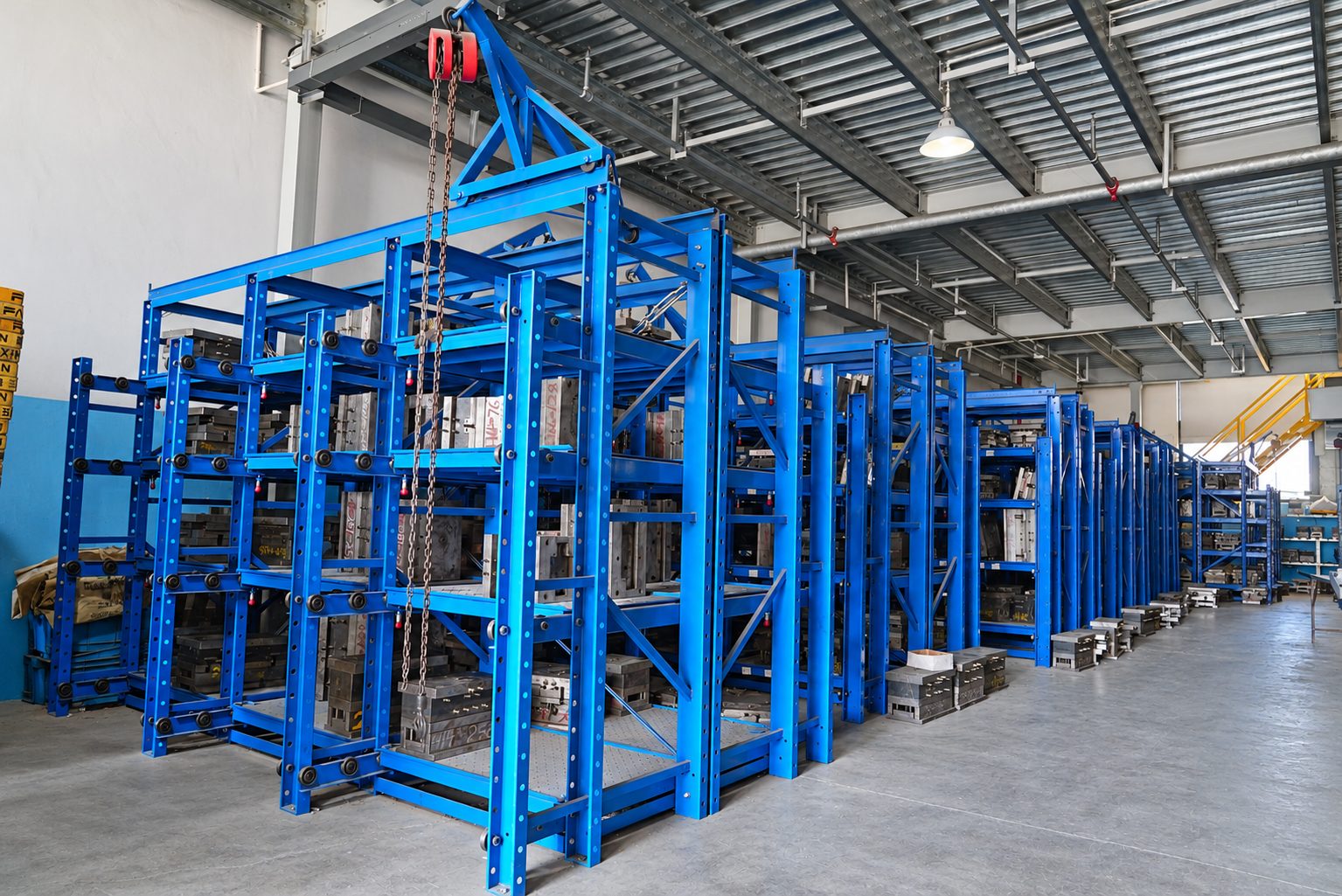 Tooling storage inside our factory in China.