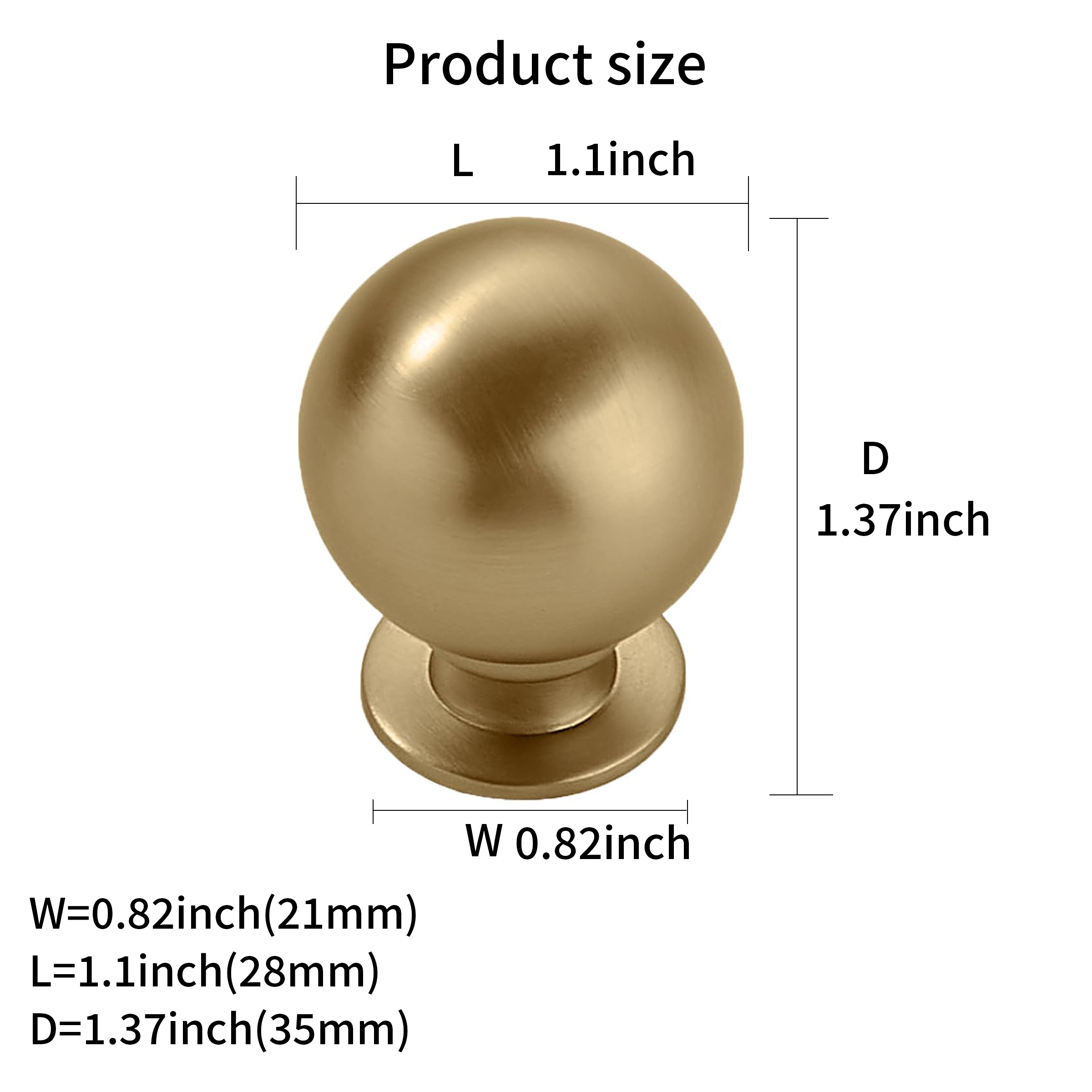 BATH1102 Round Knobs image