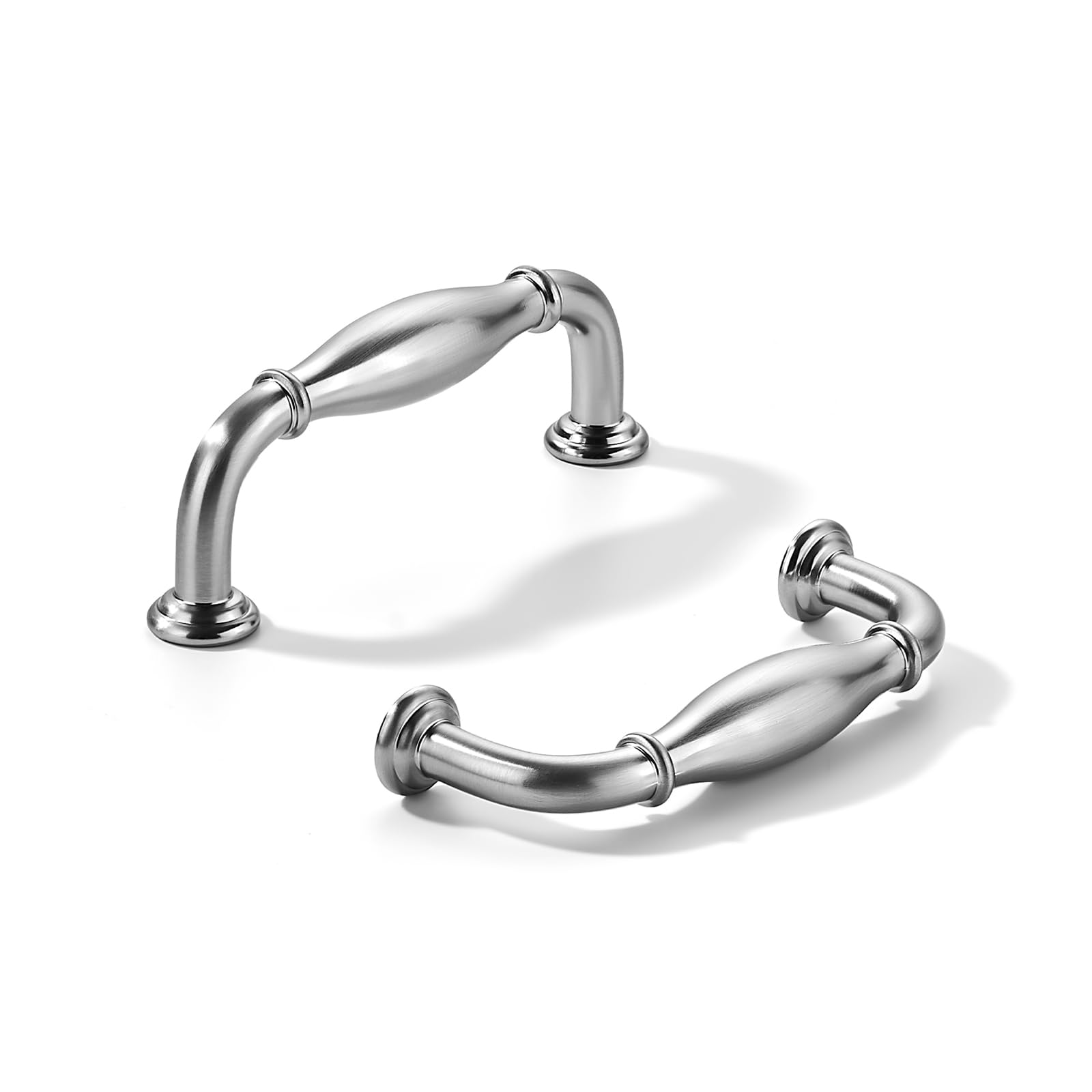 DESIGN374 Brushed Nickel Cabinet Pulls CTC 3 in (76 mm)