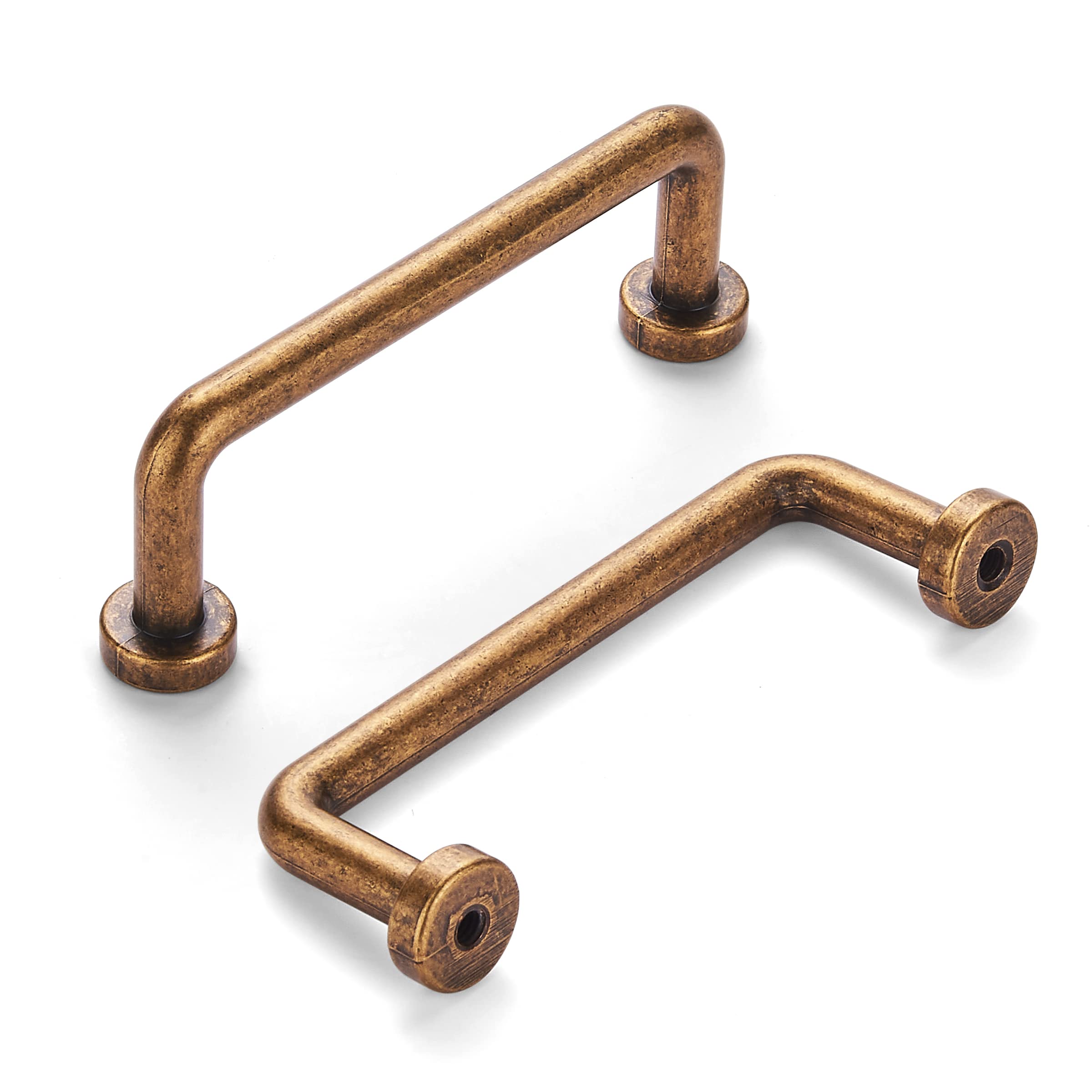 antique brass 3 in (76 mm) CTC cabinet pulls product photo