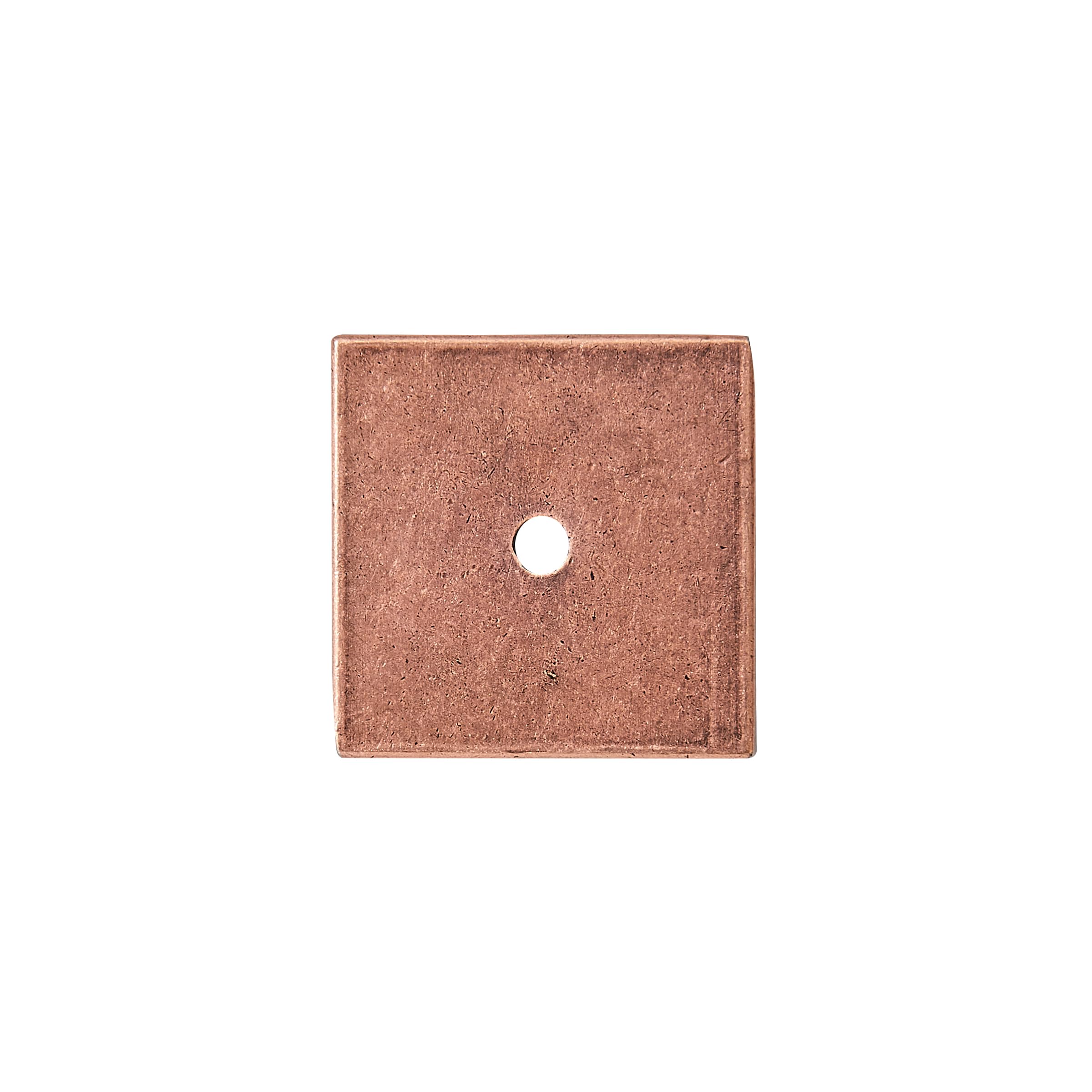 DESIGN23 Round Knob, Antique Copper, DIA 1 - 1/2 in (38 mm), 2 Pack