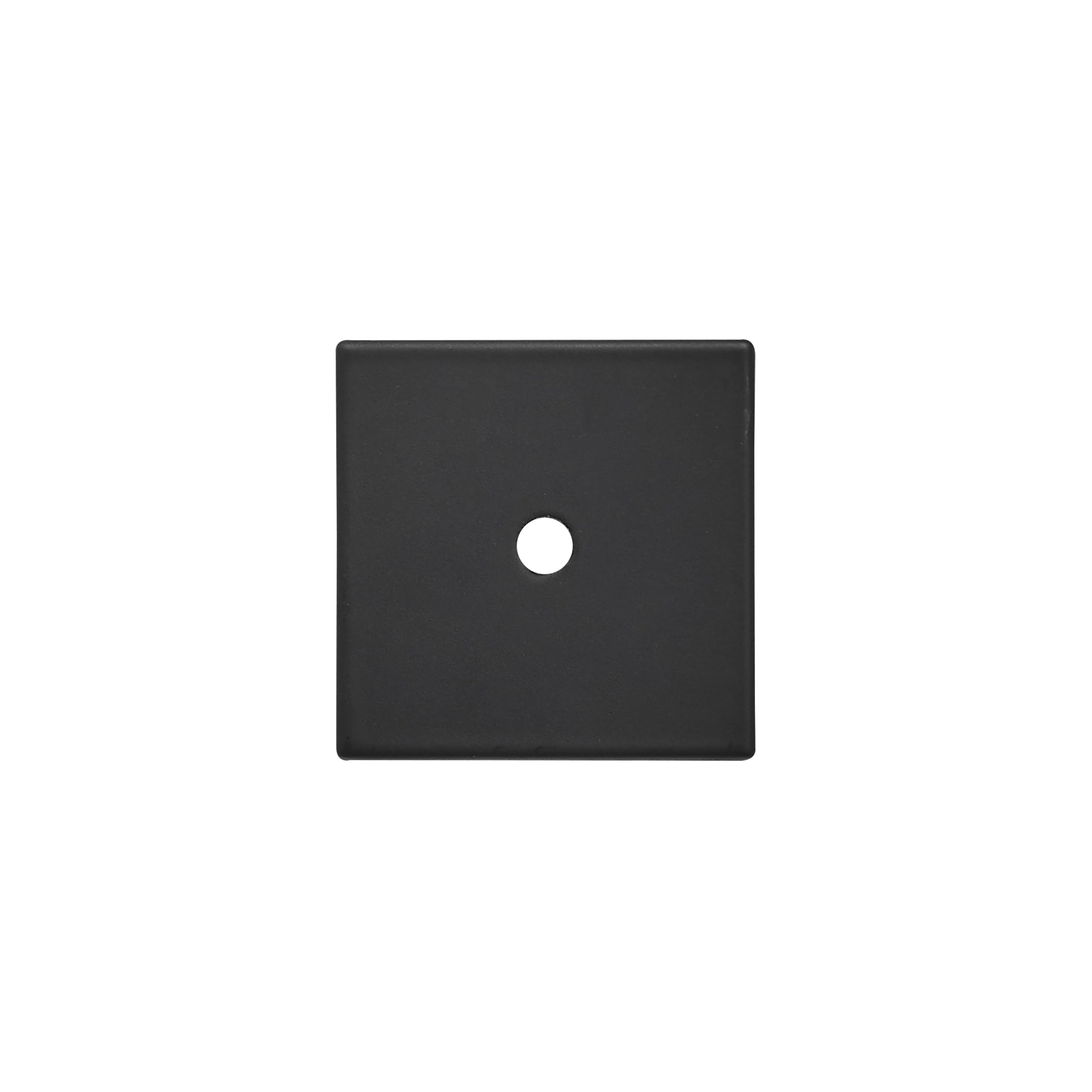 DESIGN23 Round Knob, Matte Black, DIA 1 - 1/2 in (38 mm), 2 Pack