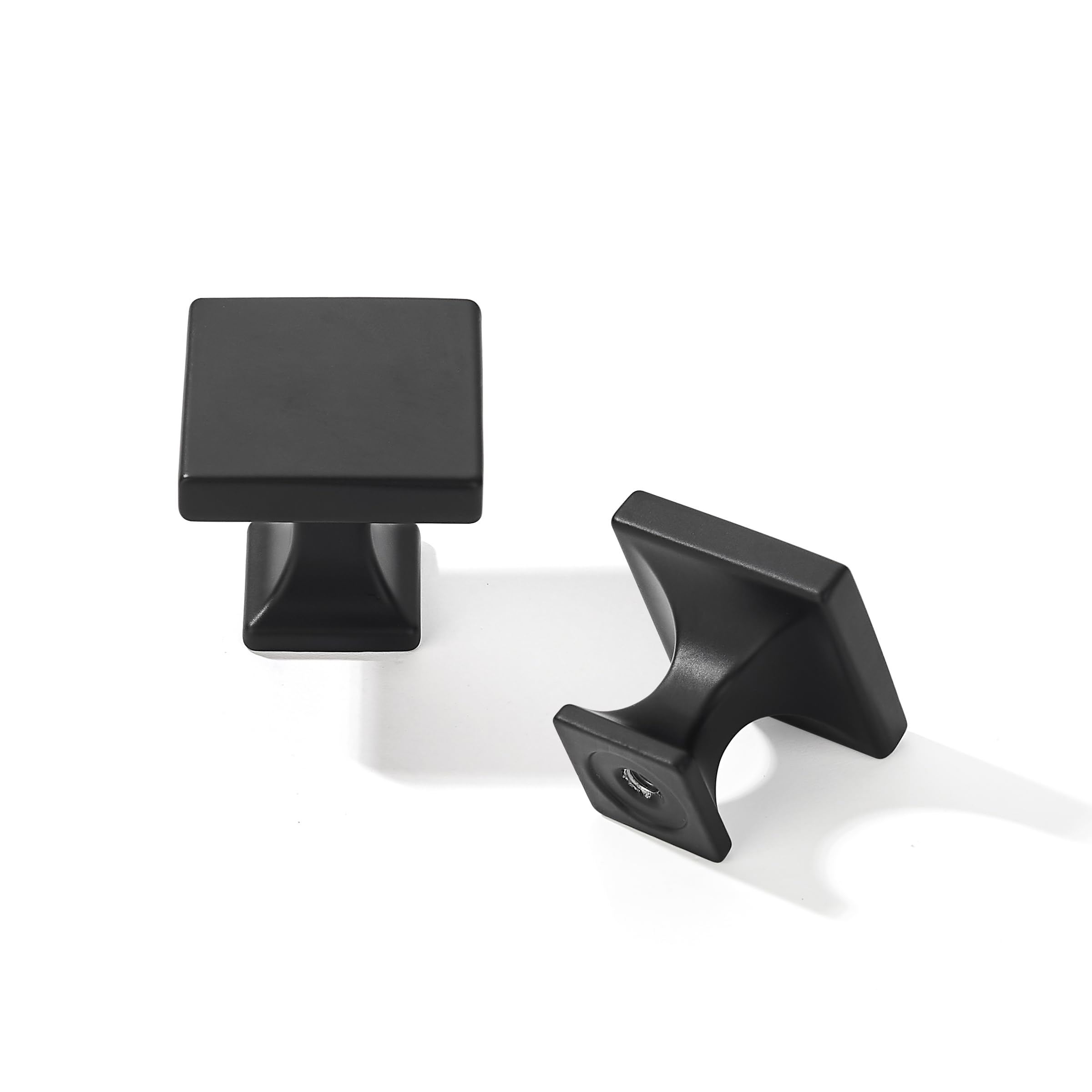 DESIGN282 Round Knob, Matte Black, DIA 28 mm, 2 Pack