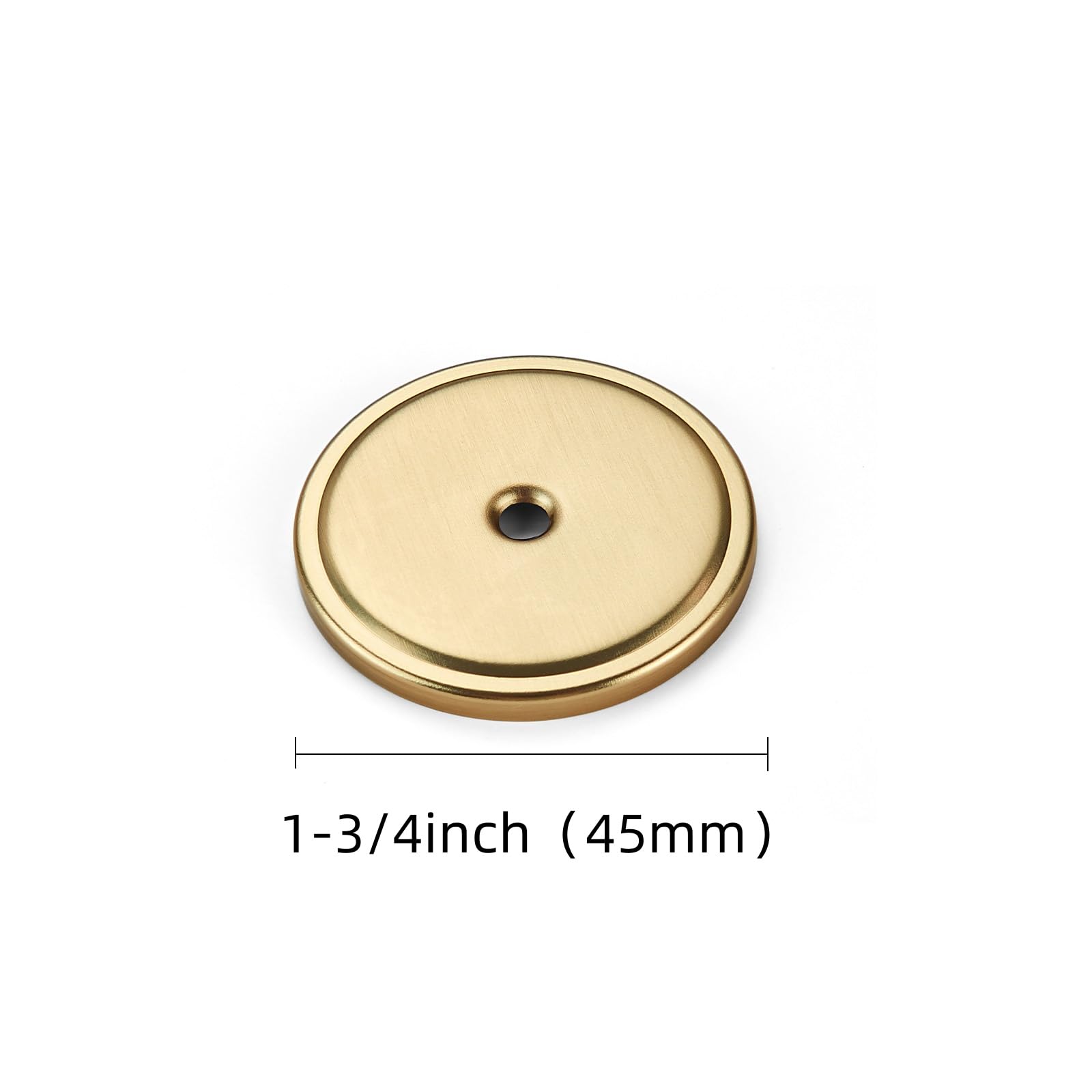 champagne bronze 1-3/4 in (45 mm) DIA cabinet knobs product photo