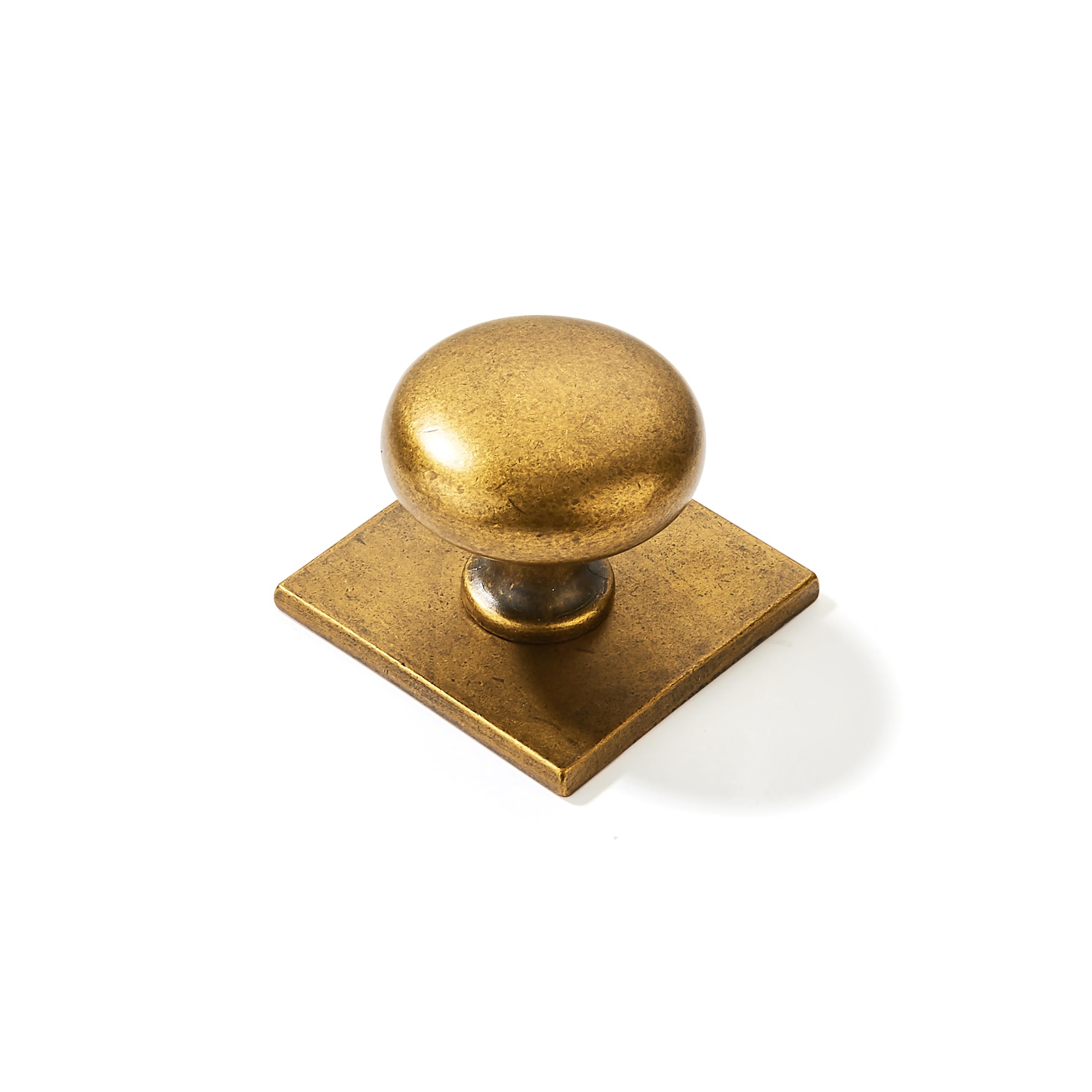 antique english brass KNOB cabinet backplates product photo