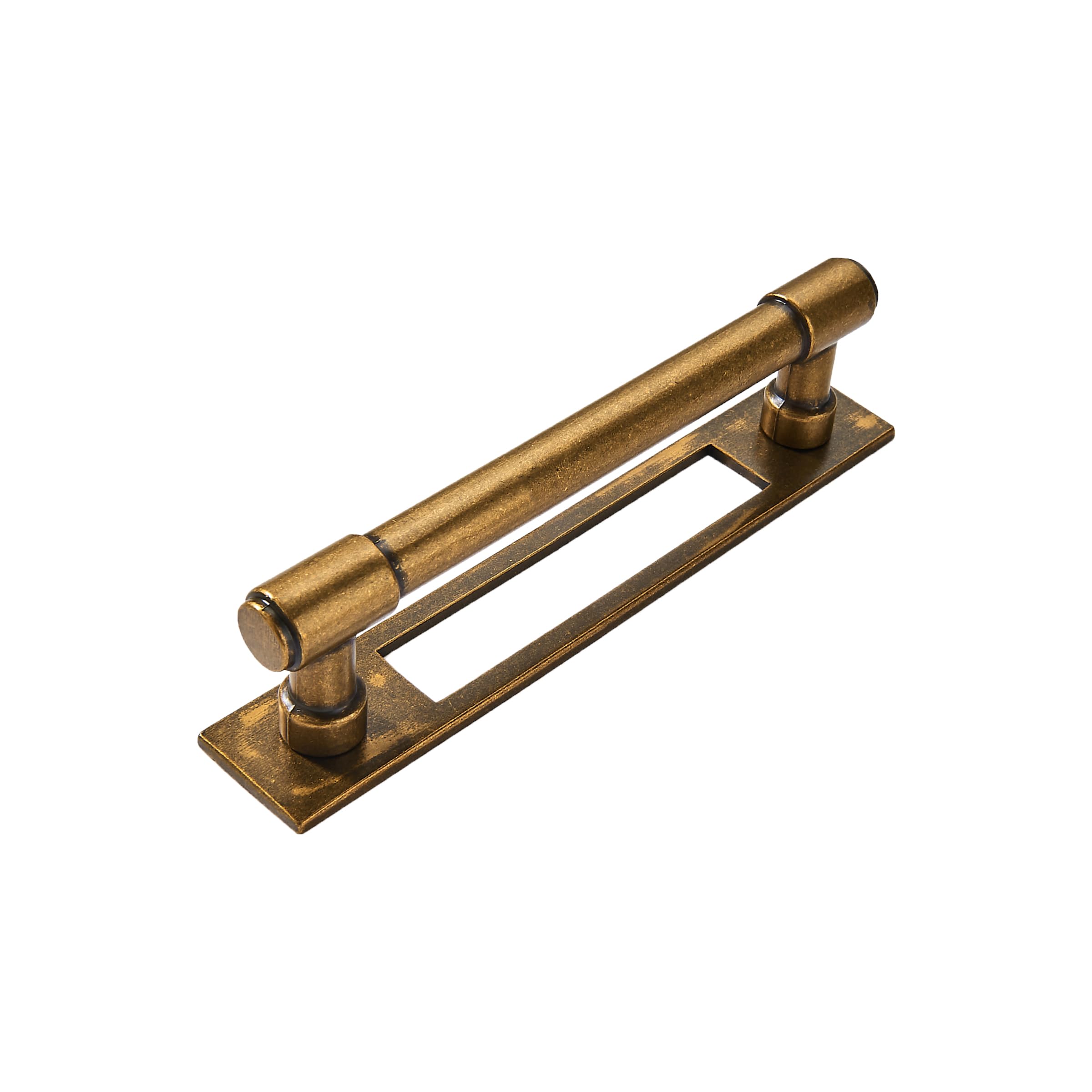 antique brass 3 in (76 mm) CTC cabinet pulls product photo