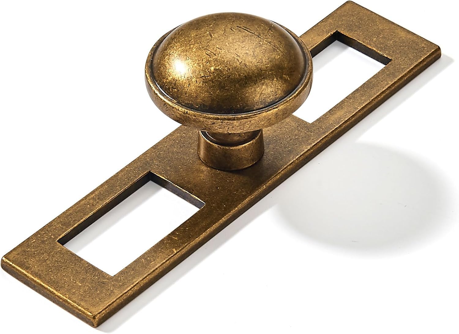 Khtumeware - 270BP Round Knob, Antique English Brass, KNOB, 10 Pack