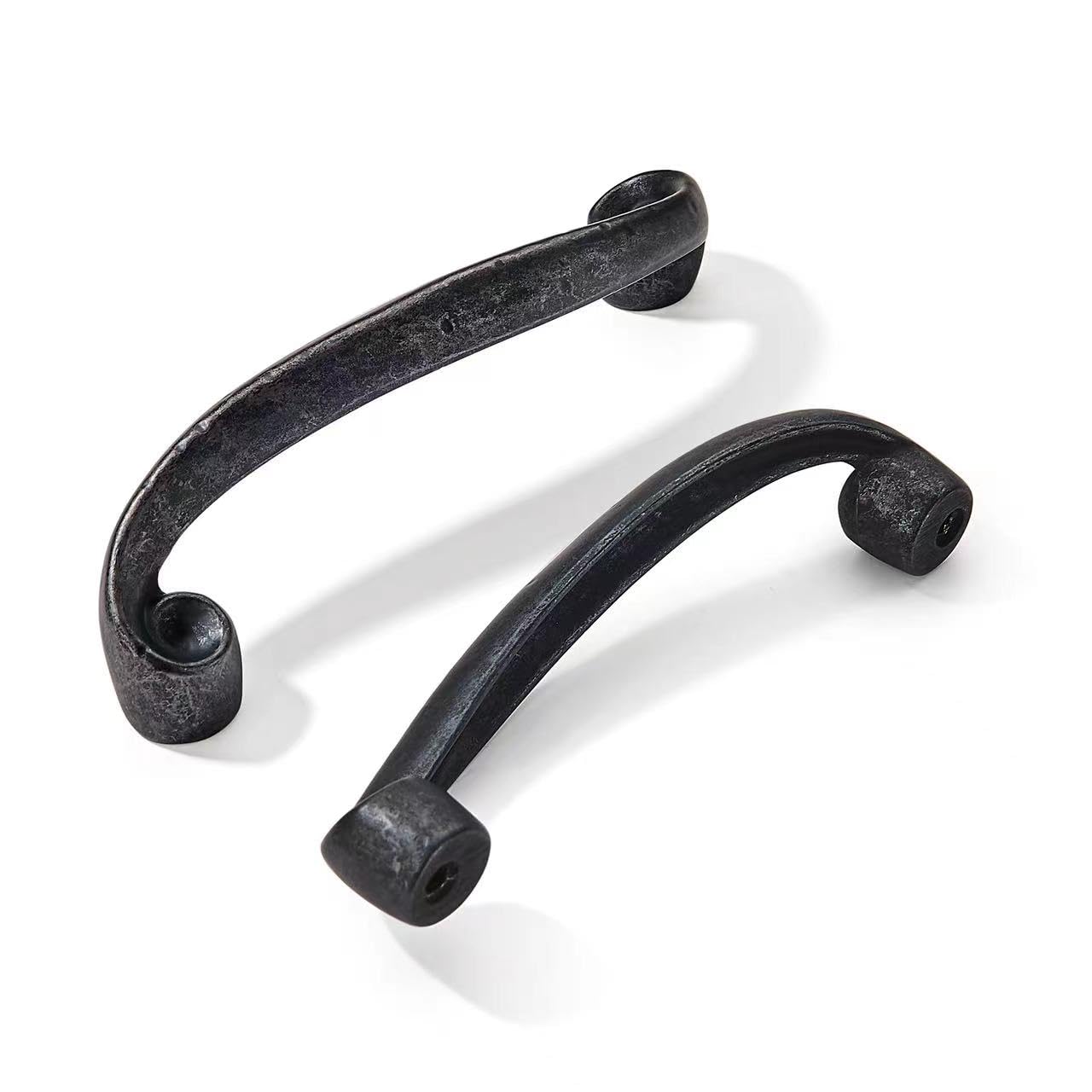 Khtumeware - 80203 Rustic Black Cabinet Pulls CTC 3 - 3/4 in (96 mm) 10 Pack