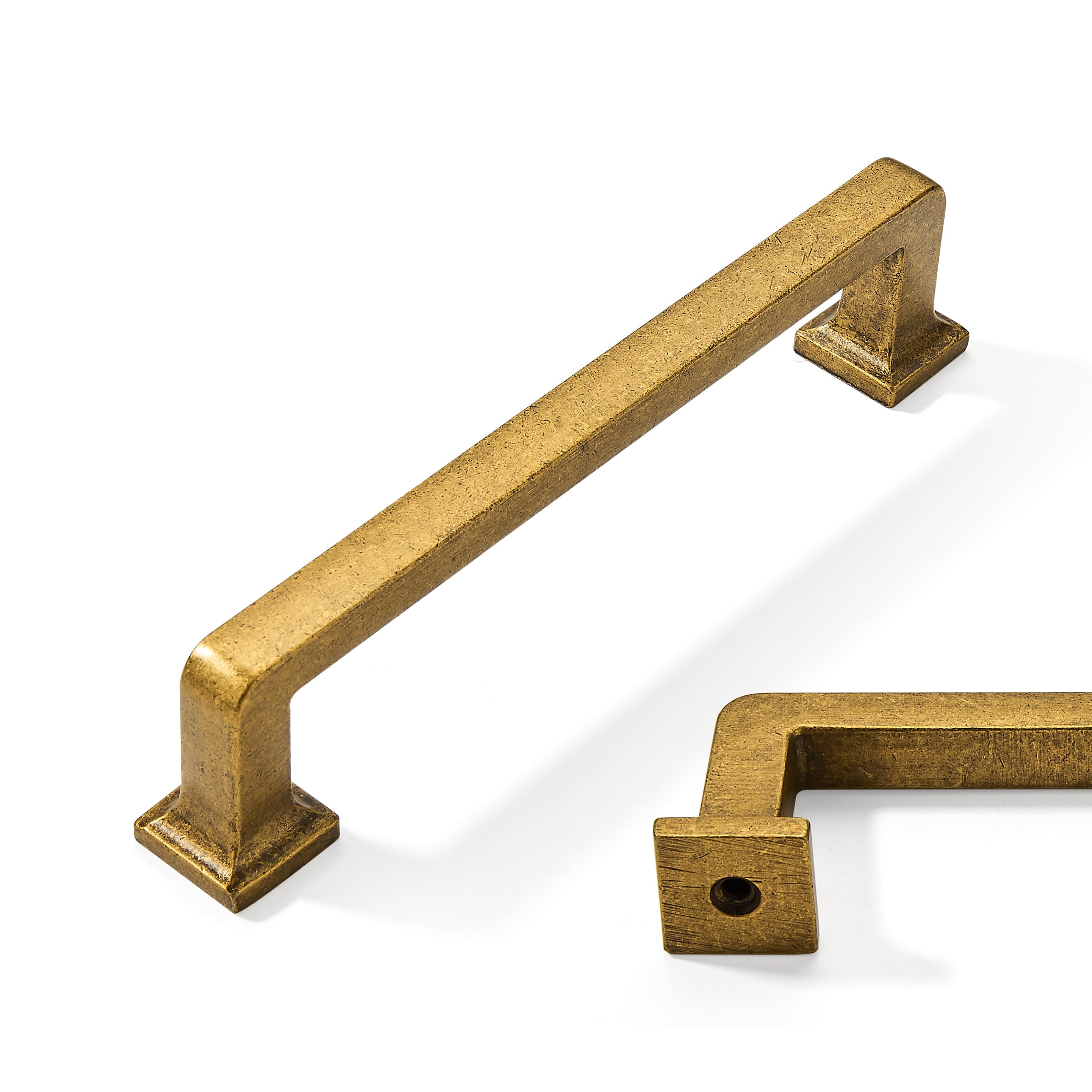 Khtumeware - 80219 Antique English Brass Cabinet Pulls CTC 5 in (128 mm) 10 Pack
