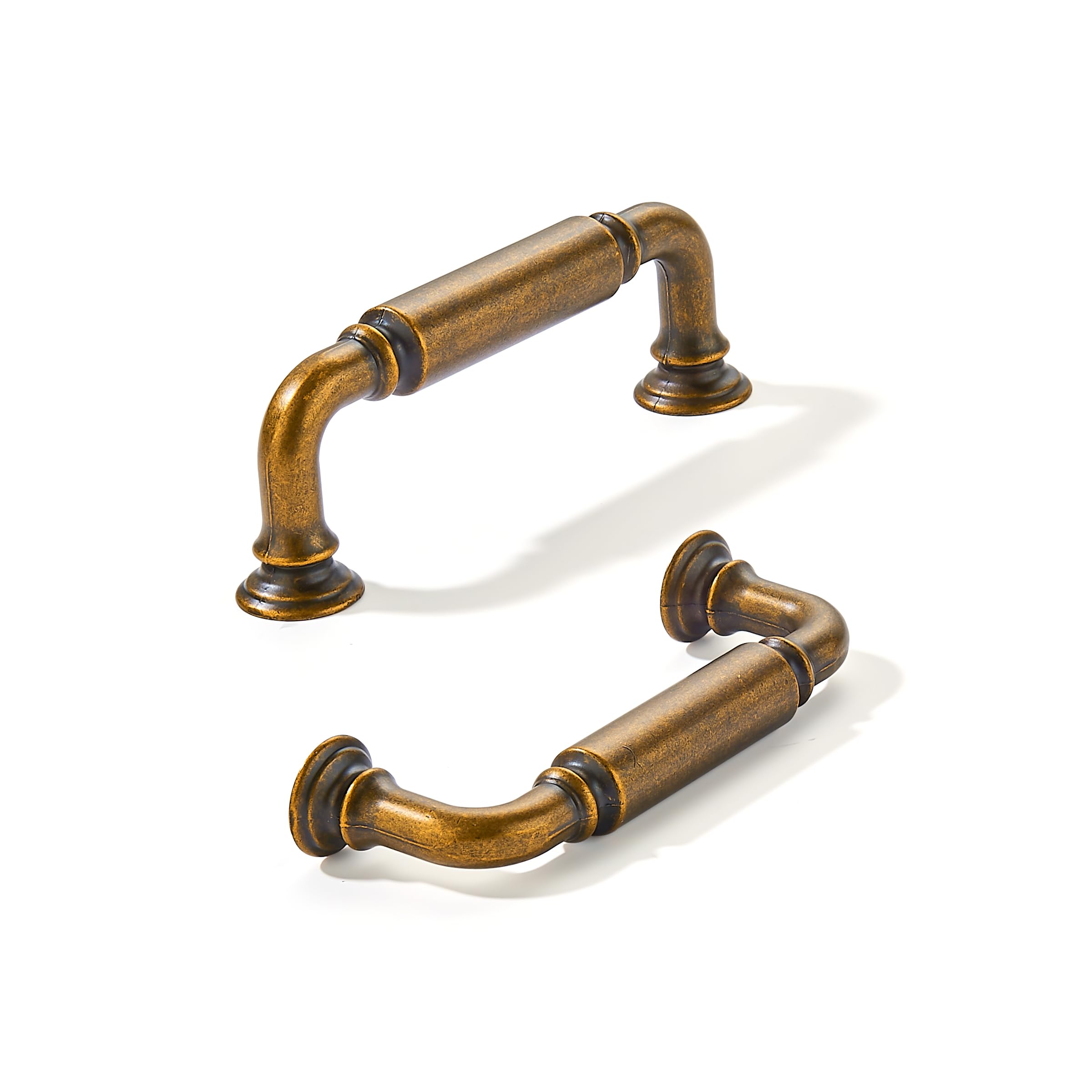antique brass 3 in (76 mm) CTC cabinet pulls product photo
