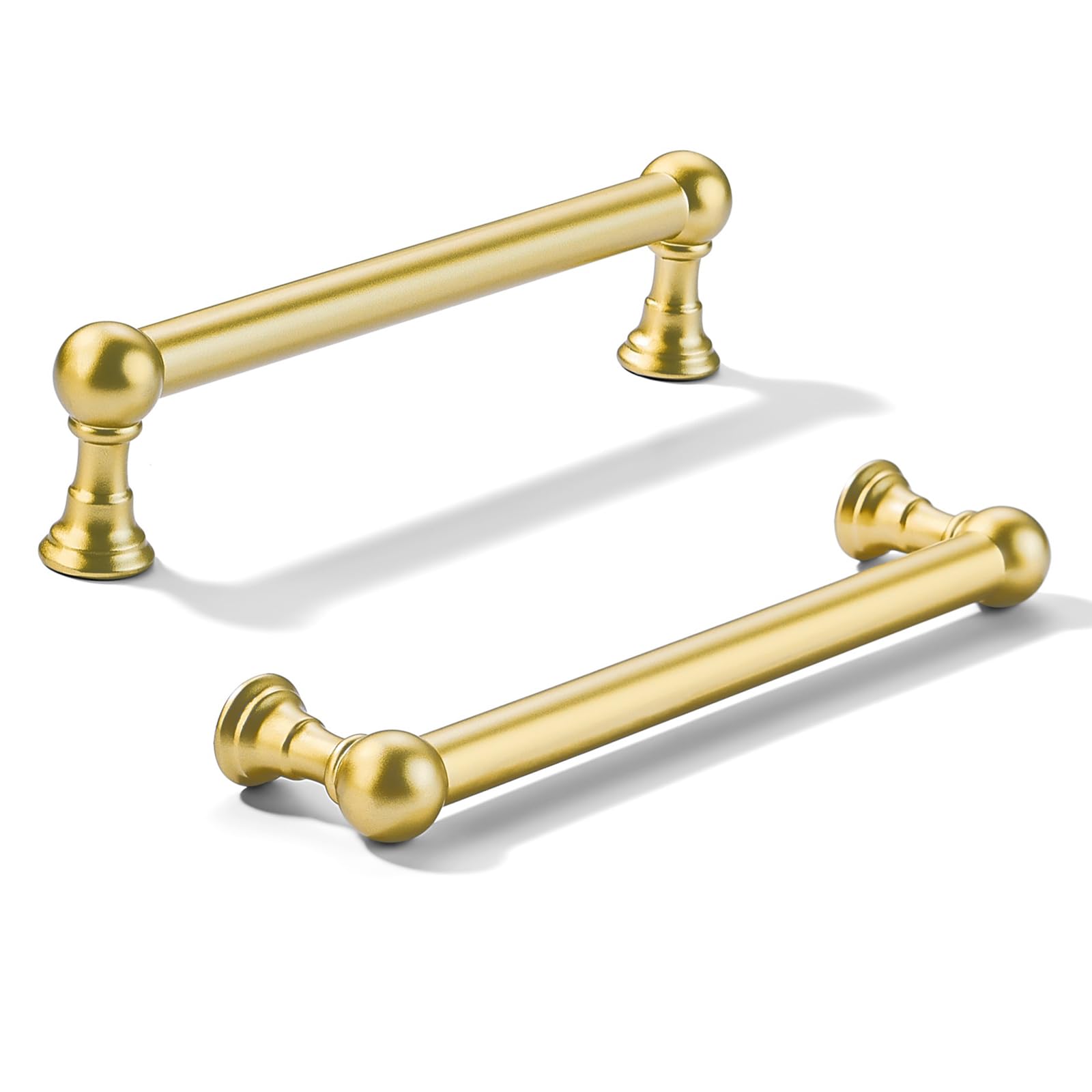 Khtumeware - 80309 Matte Champagne Gold Cabinet Pulls CTC 5 in (128 mm) 10 Pack