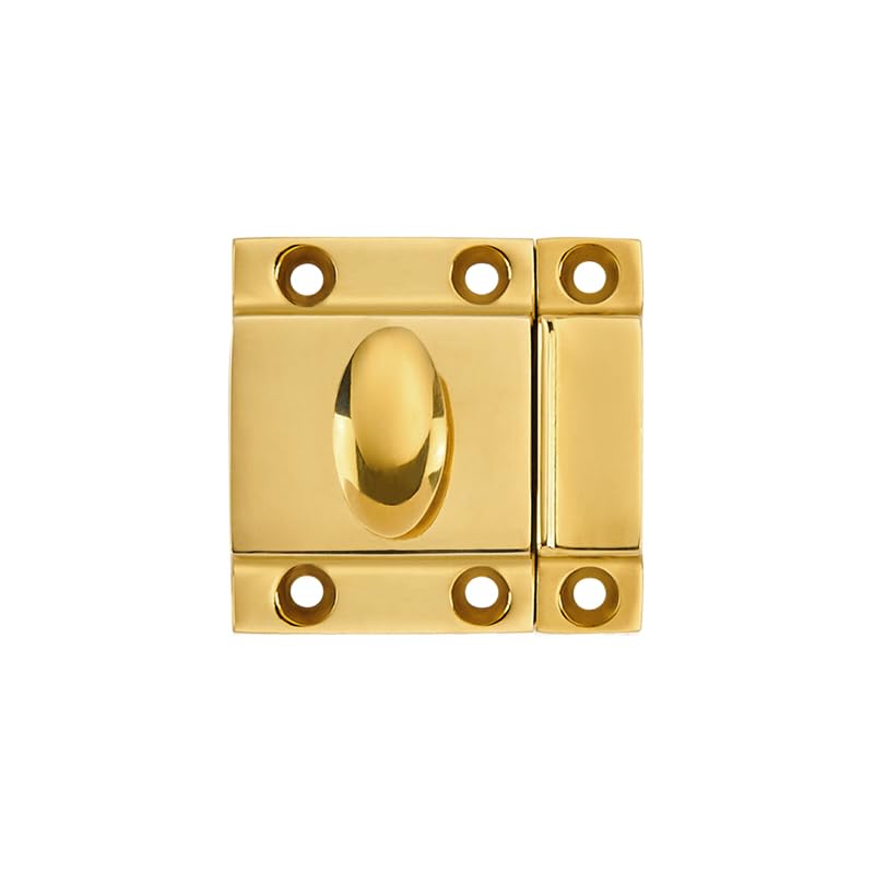 Khtumeware - LOCK Unlacquered Brass Cabinet Pulls CTC 51 mm